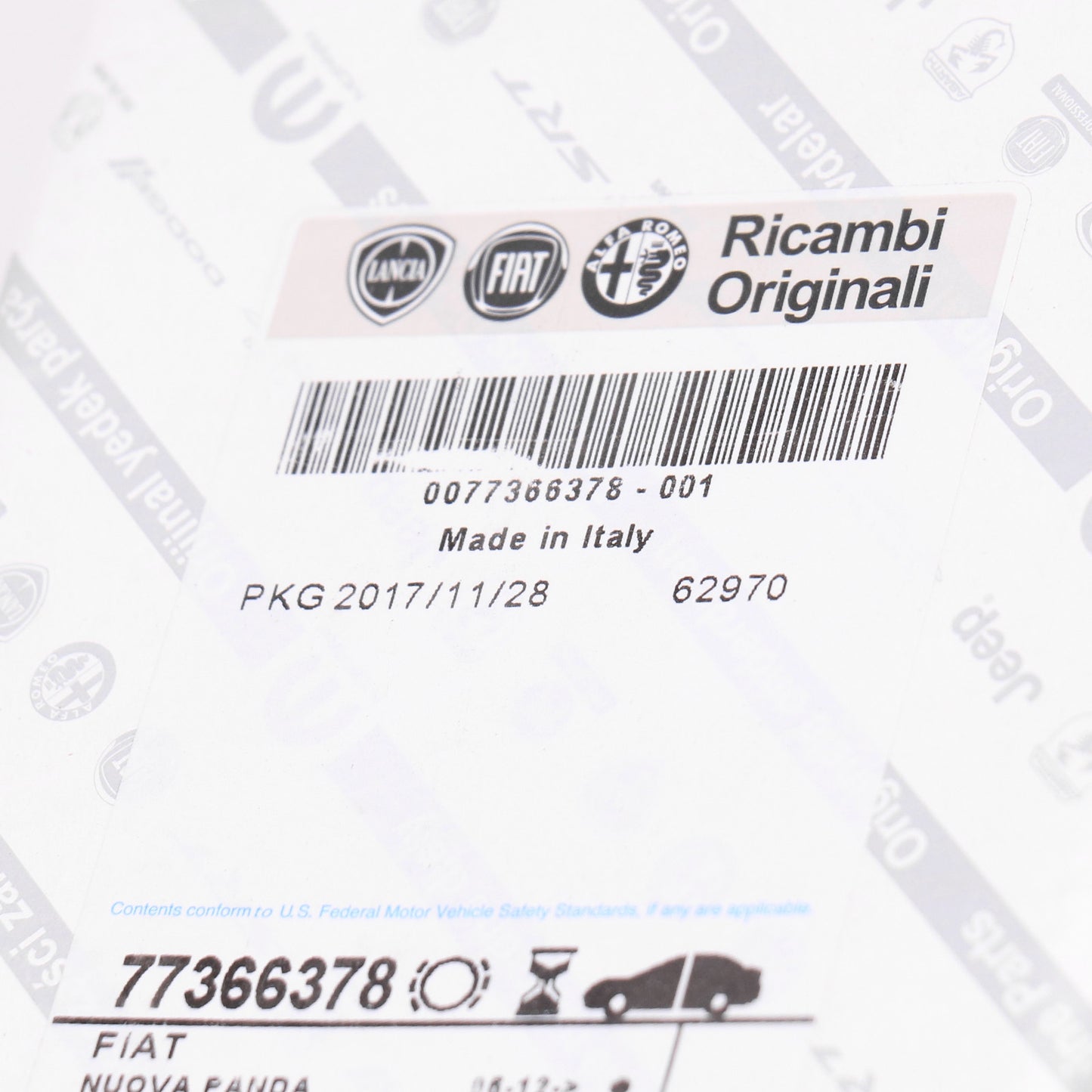 Klocki hamulcowe przednie OE 77366378 Oryginalne