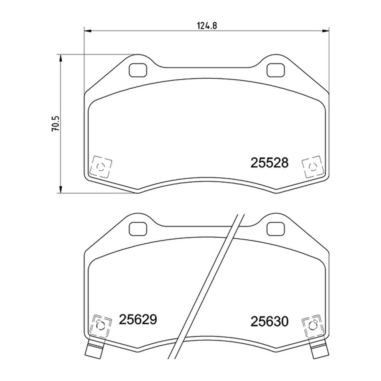 Klocki hamulcowe przednie Hamulec Brembo