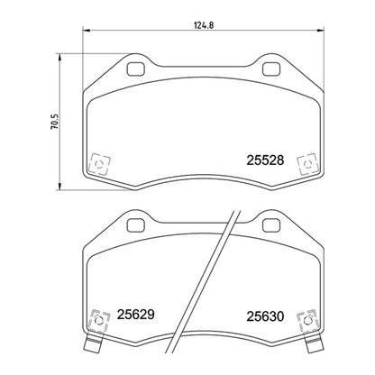 Klocki hamulcowe przednie Hamulec Brembo