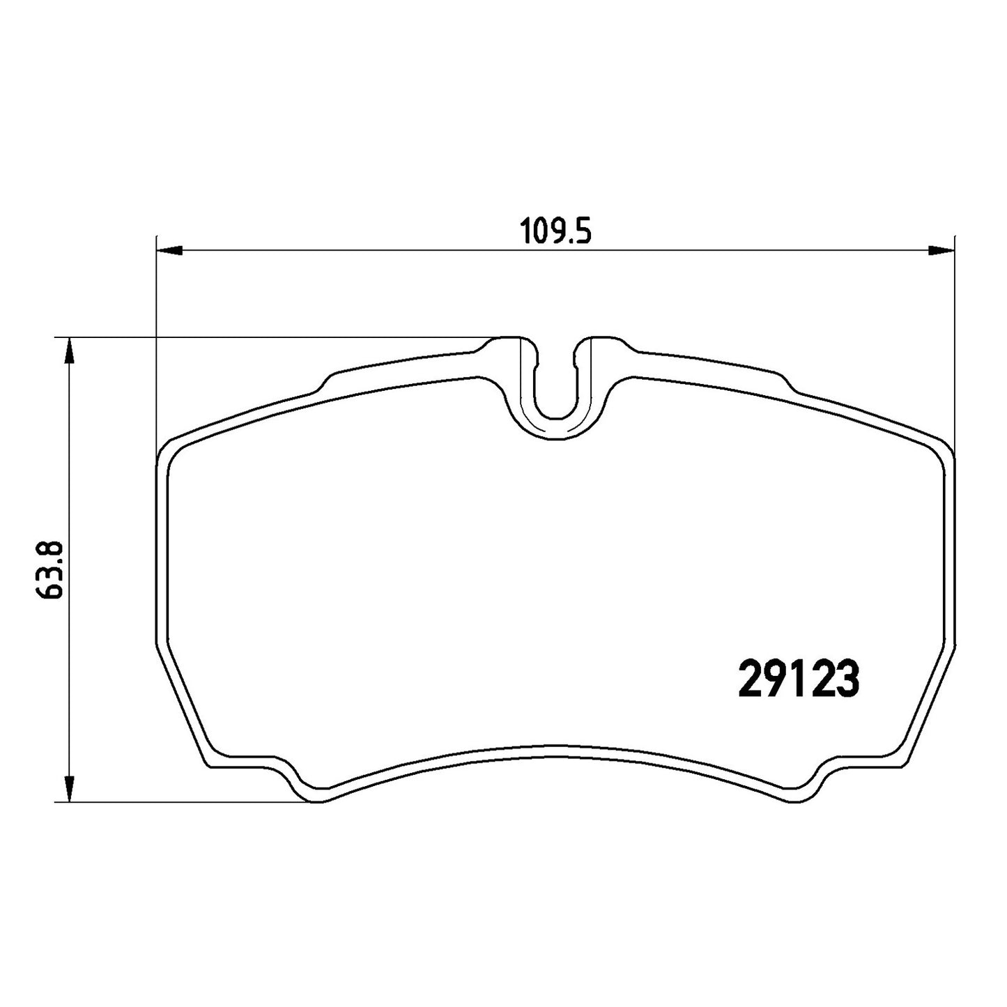 Tylne klocki hamulcowe Brembo