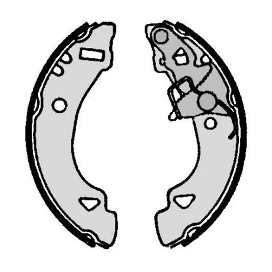 Zestaw szczęk hamulcowych Brembo