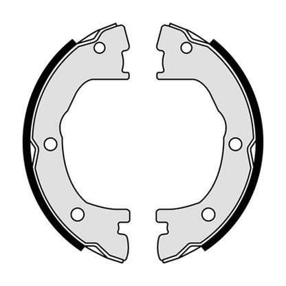 Zestaw szczęk hamulca ręcznego Brembo