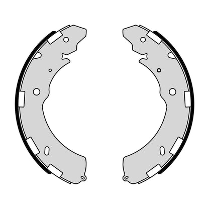 Zestaw szczęk hamulcowych tylnych Brembo
