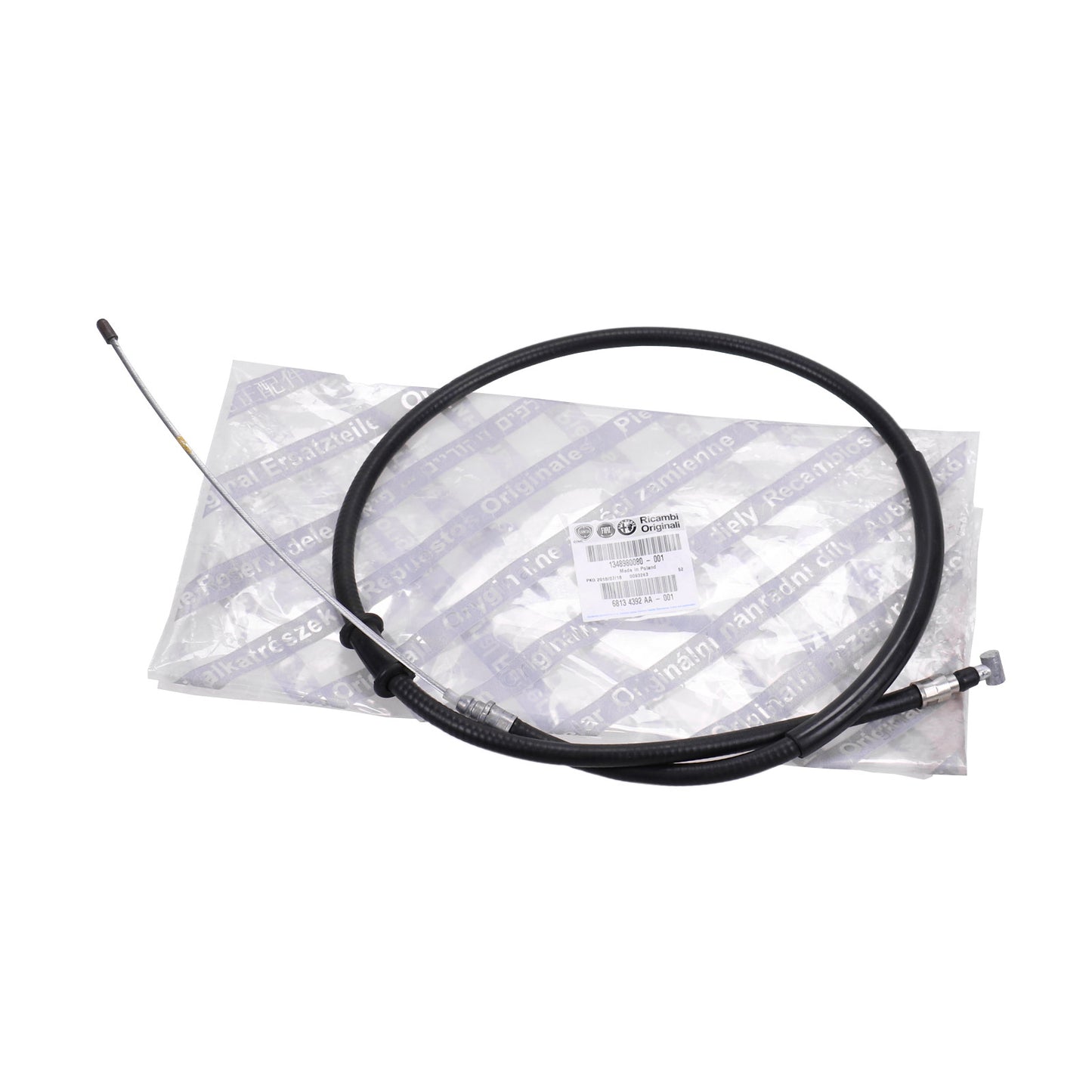 Linka hamulca ręcznego oryginalna tylna L1=1480 L2=1170 mm Oryginalna