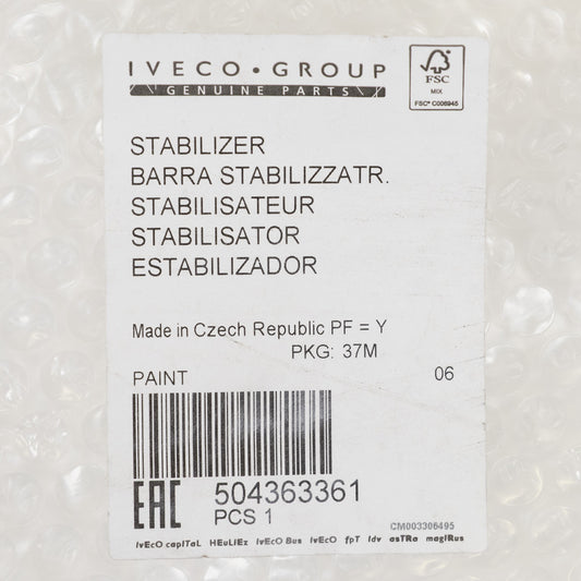 Kompletny stabilizator tylny