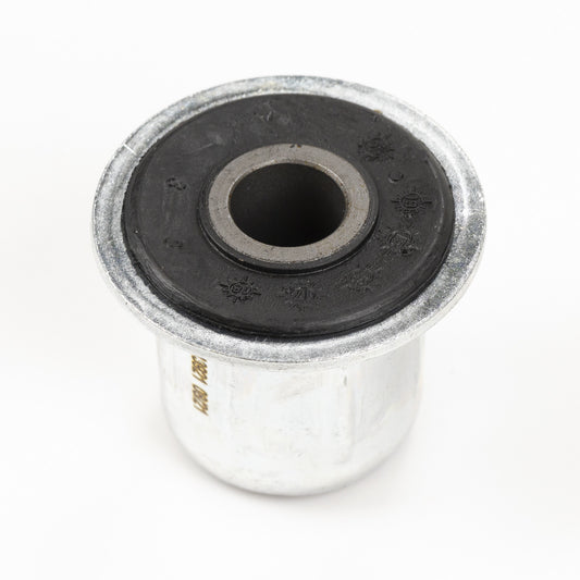 Cicha tuleja sprężyny płytkowej z tyłu, wys. 46 mm, metal/guma