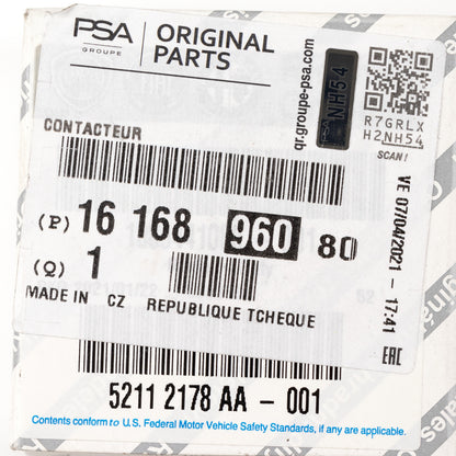 Przełącznik zapłonu, przełącznik rozruchu PSA OE 1616896080