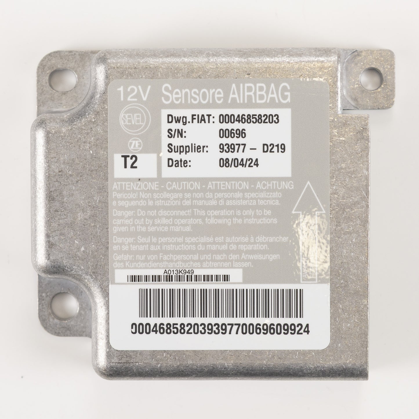 Sterownik poduszki powietrznej w okolicy kolan Oryginalny