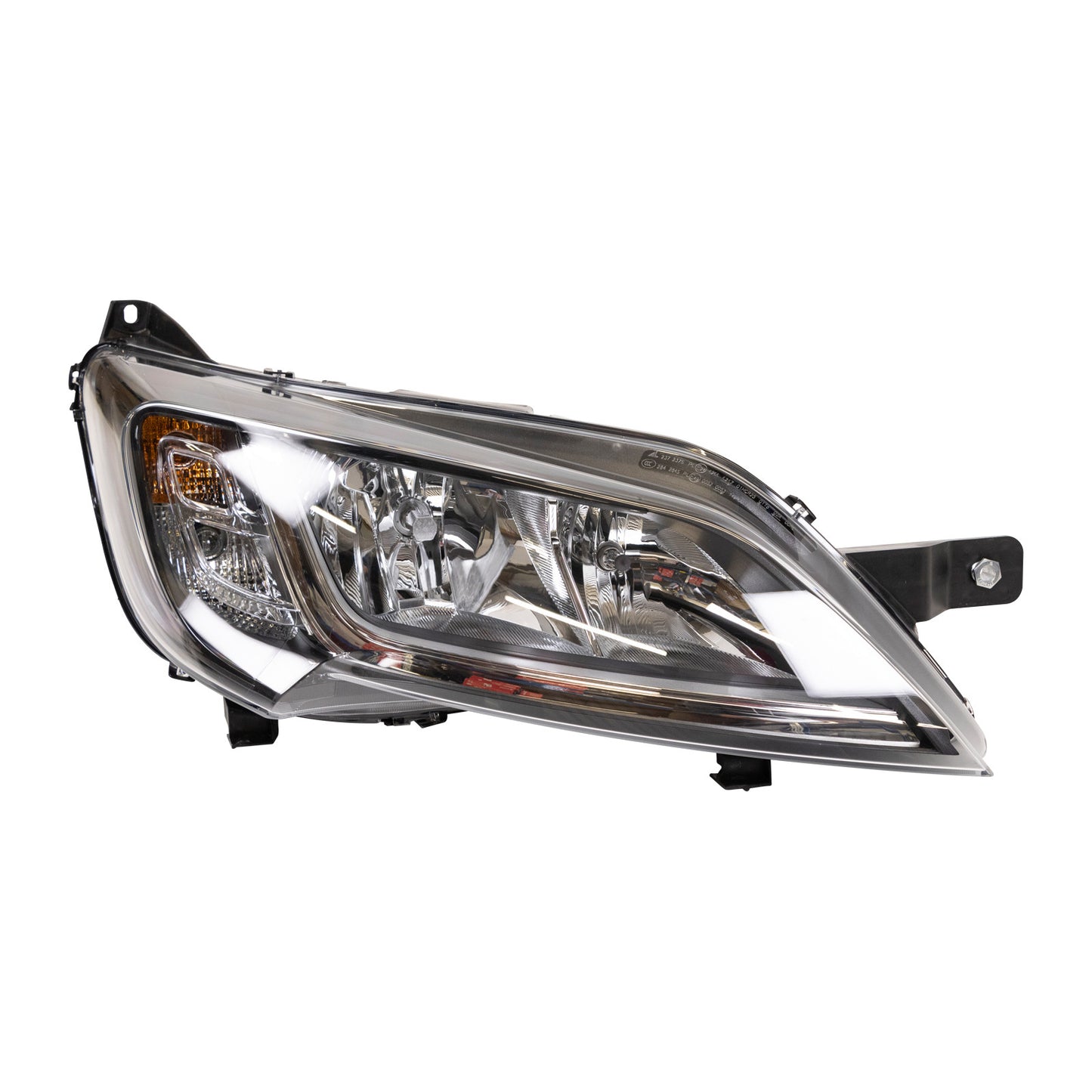 Reflektor bez diody LED, czarny, prawy, od 2014 r., oryginalny