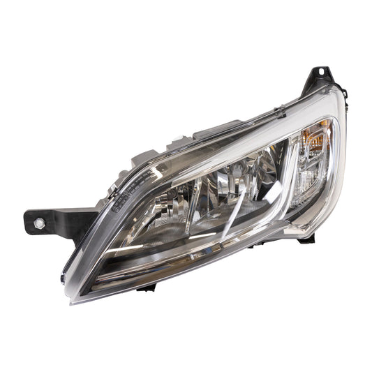 Reflektor bez diod LED, srebrny, lewy, od roku produkcji 2014 Magneti Marelli
