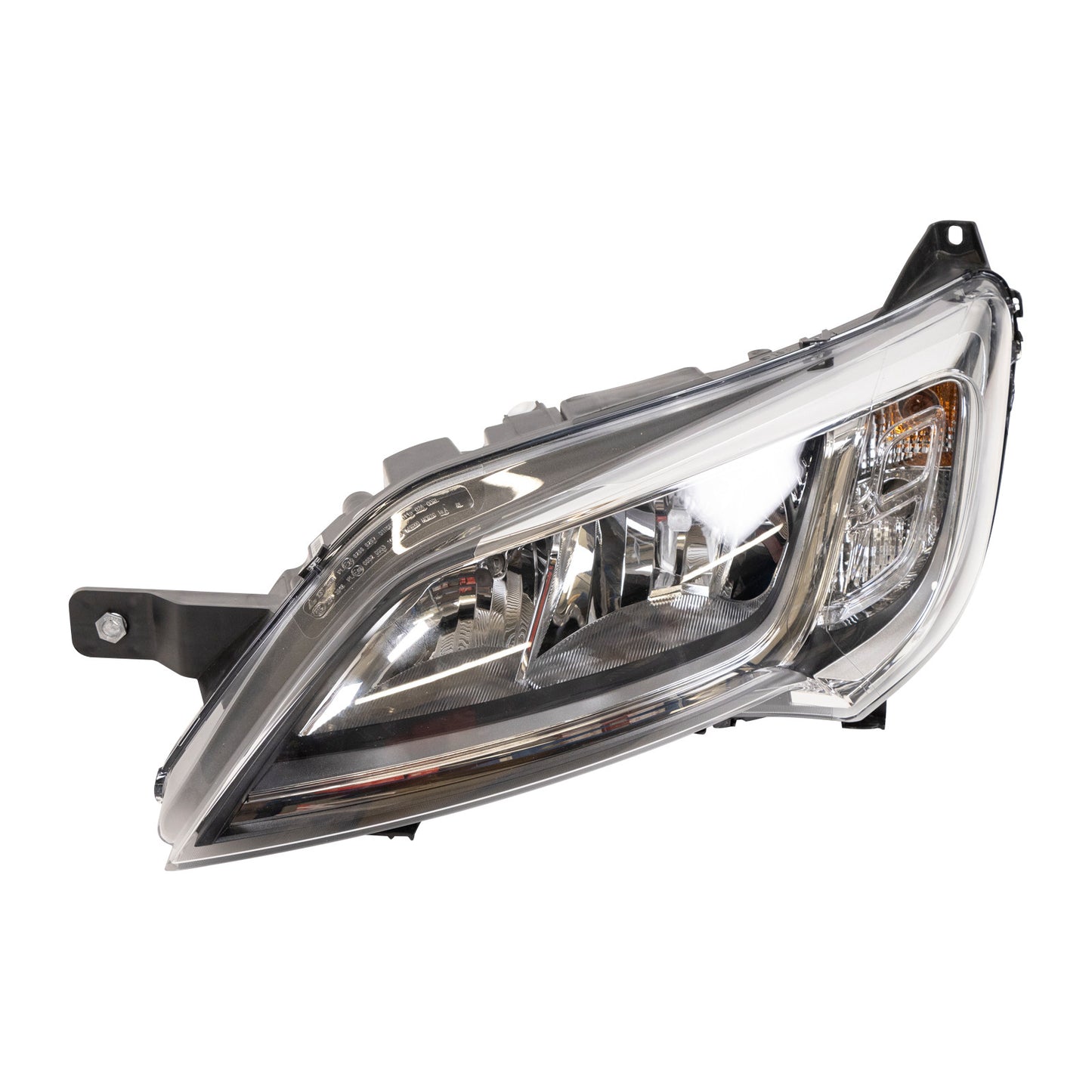 Reflektor bez diod LED, czarny, lewy, od roku produkcji 2014 Magneti Marelli