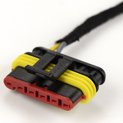 Przewód elektryczny zamka drzwi skrzydłowych po prawej stronie