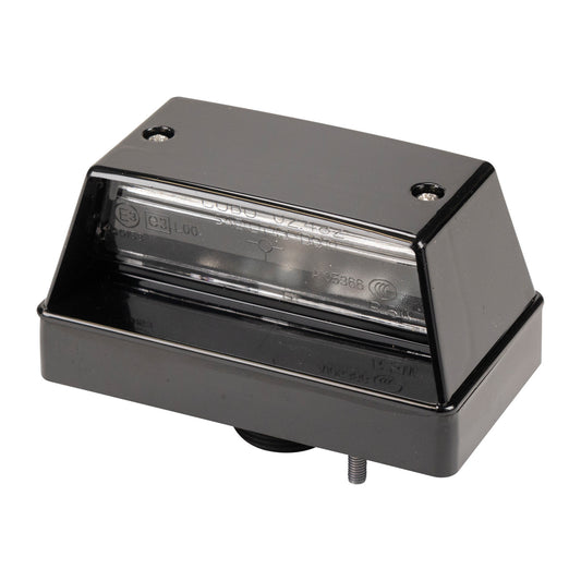 Lampa tablicy rejestracyjnej z tyłu po lewej stronie