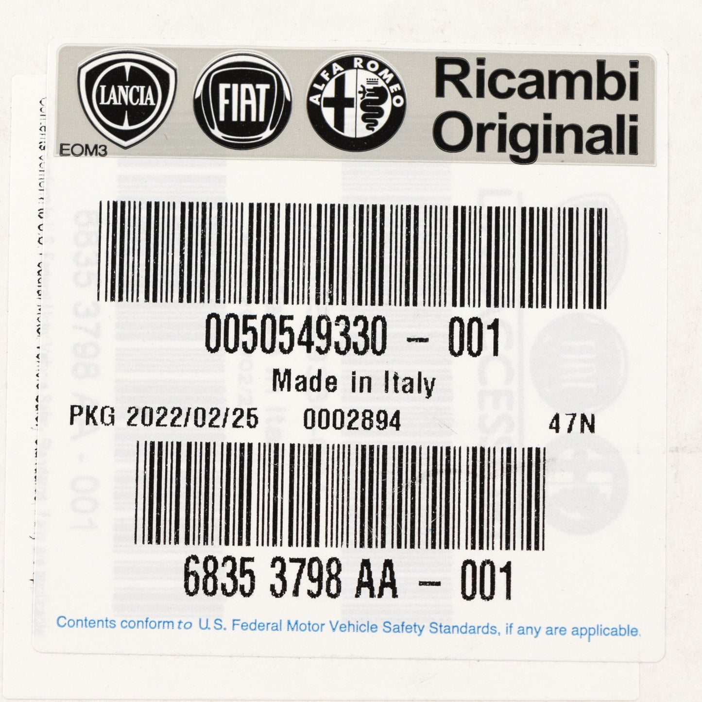 Oświetlenie wejściowe Alfa Romeo przednie drzwi, zestaw 2 szt.