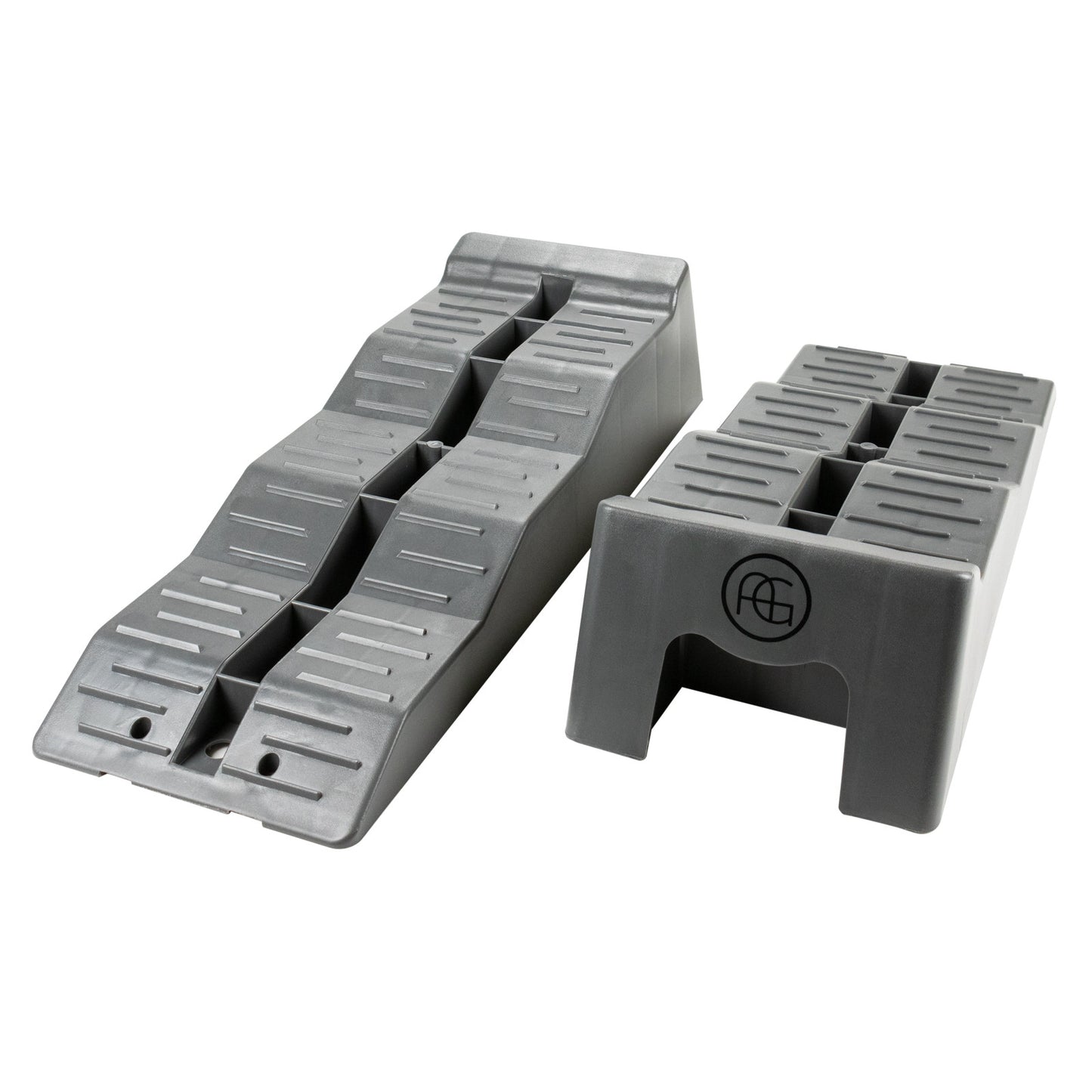 Kliny schodkowe Kliny podjazdowe Level up Ramp Rampy Szare