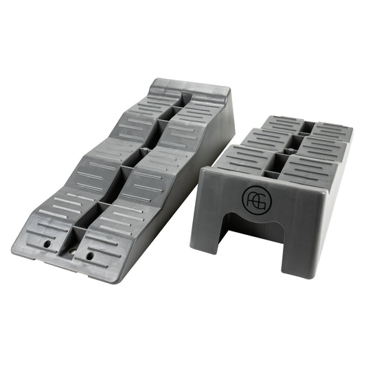 Kliny schodkowe Kliny podjazdowe Level up Ramp Rampy Szare