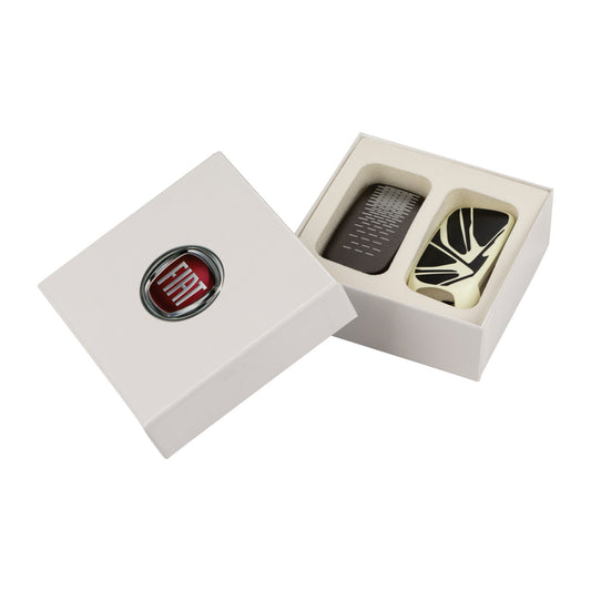 Zestaw osłonek na klucze w kolorze matowej brązu i czarno-białym fluorescencyjnym Original