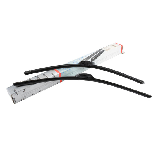 Zestaw piór wycieraczek Flat Blade 60 cm z dyszami spryskującymi, oryginalne Iveco