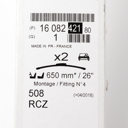 Zestaw piór wycieraczek 65-65 cm PSA