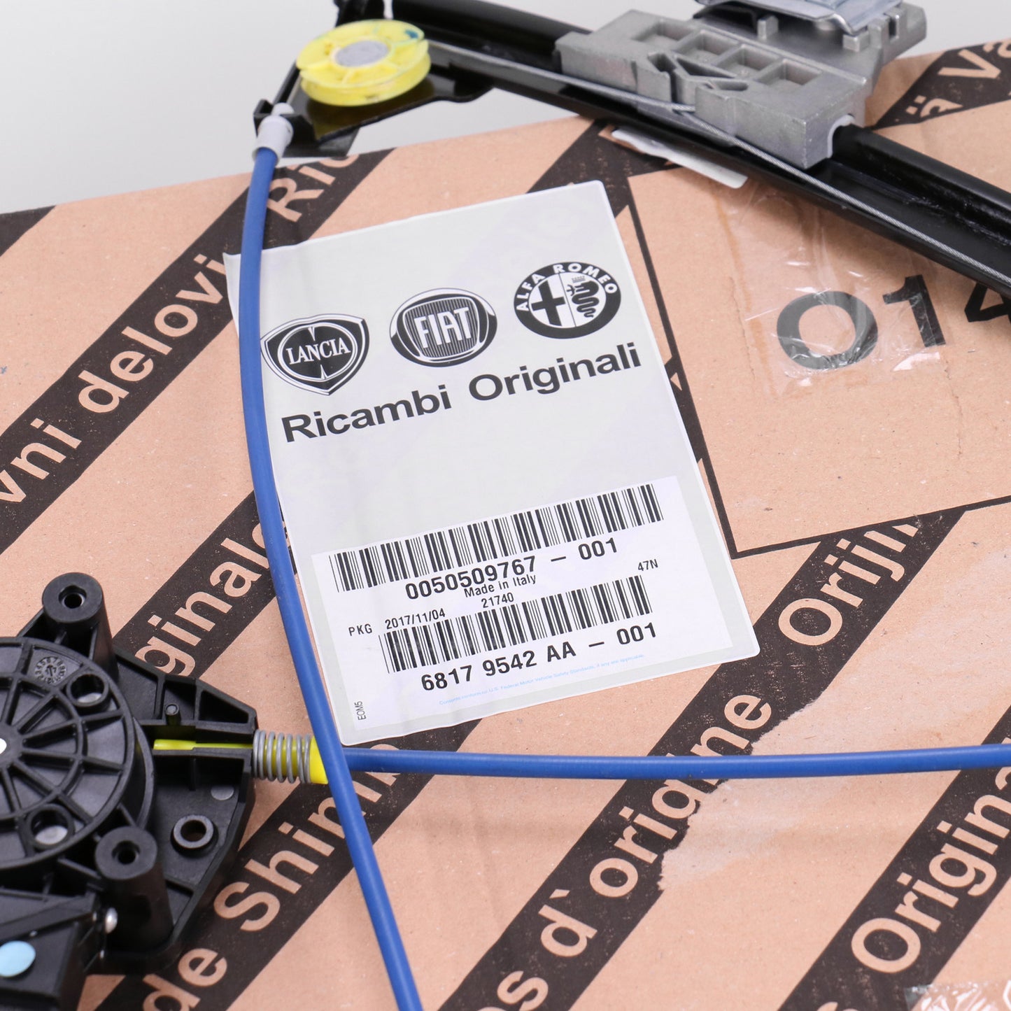 Podnośnik elektryczny przedni prawy oryginalny