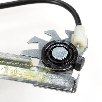 Mechanizm podnośnika szyby po lewej stronie bez silnika Magneti Marelli