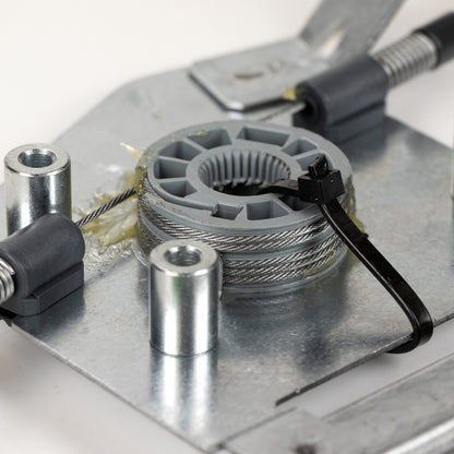 Podnośnik elektryczny przedni lewy bez silnika elektrycznego Magneti Marelli