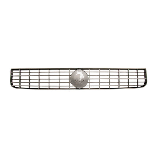Atrapa chłodnicy bez emblematu srebrna Fiat Grande Punto 735489584
