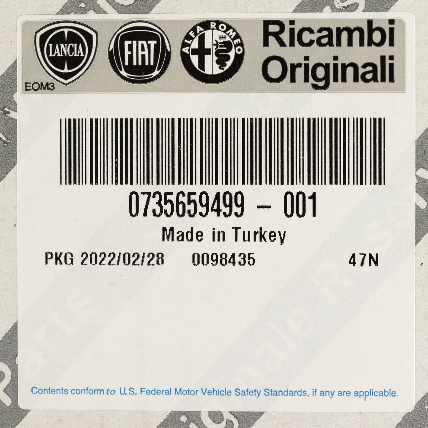 Obudowa emblematu na tylnych drzwiach Oryginalna