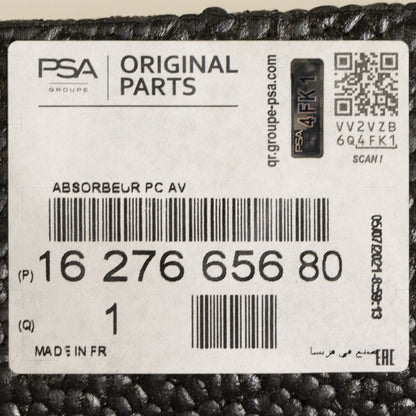 Amortyzator uderzeń, zderzak PSA OE 1627665680