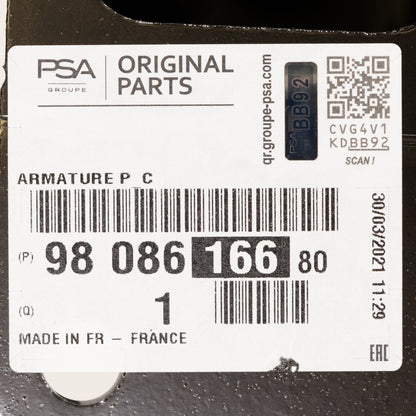 Poprzeczka, amortyzator tylny PSA OE 9808616680