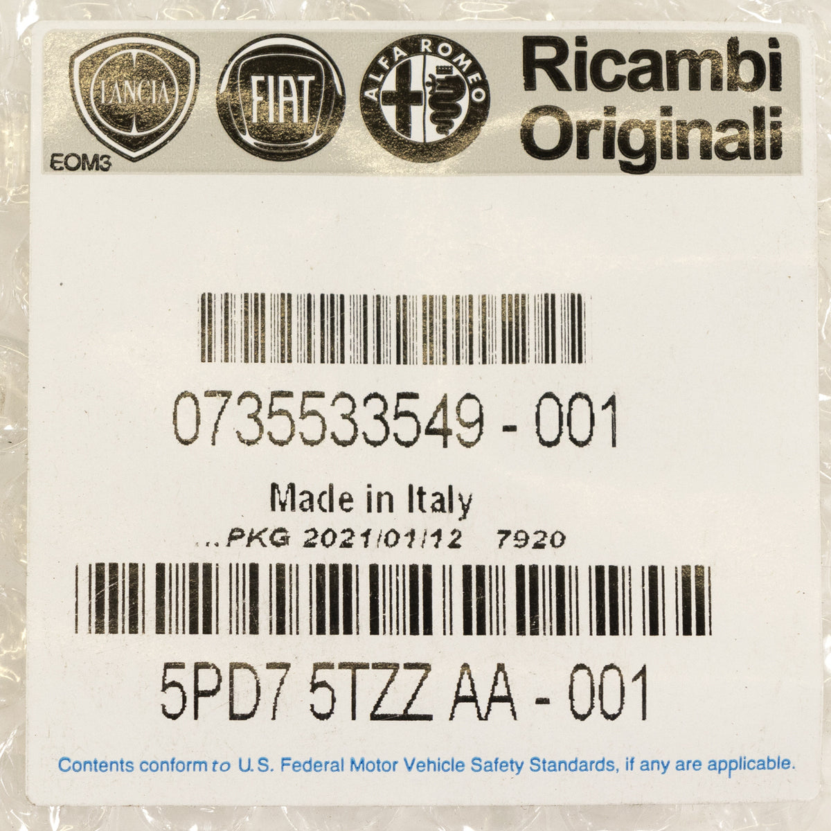 Atrapa chłodnicy zagruntowana Fiat Ducato 735533549