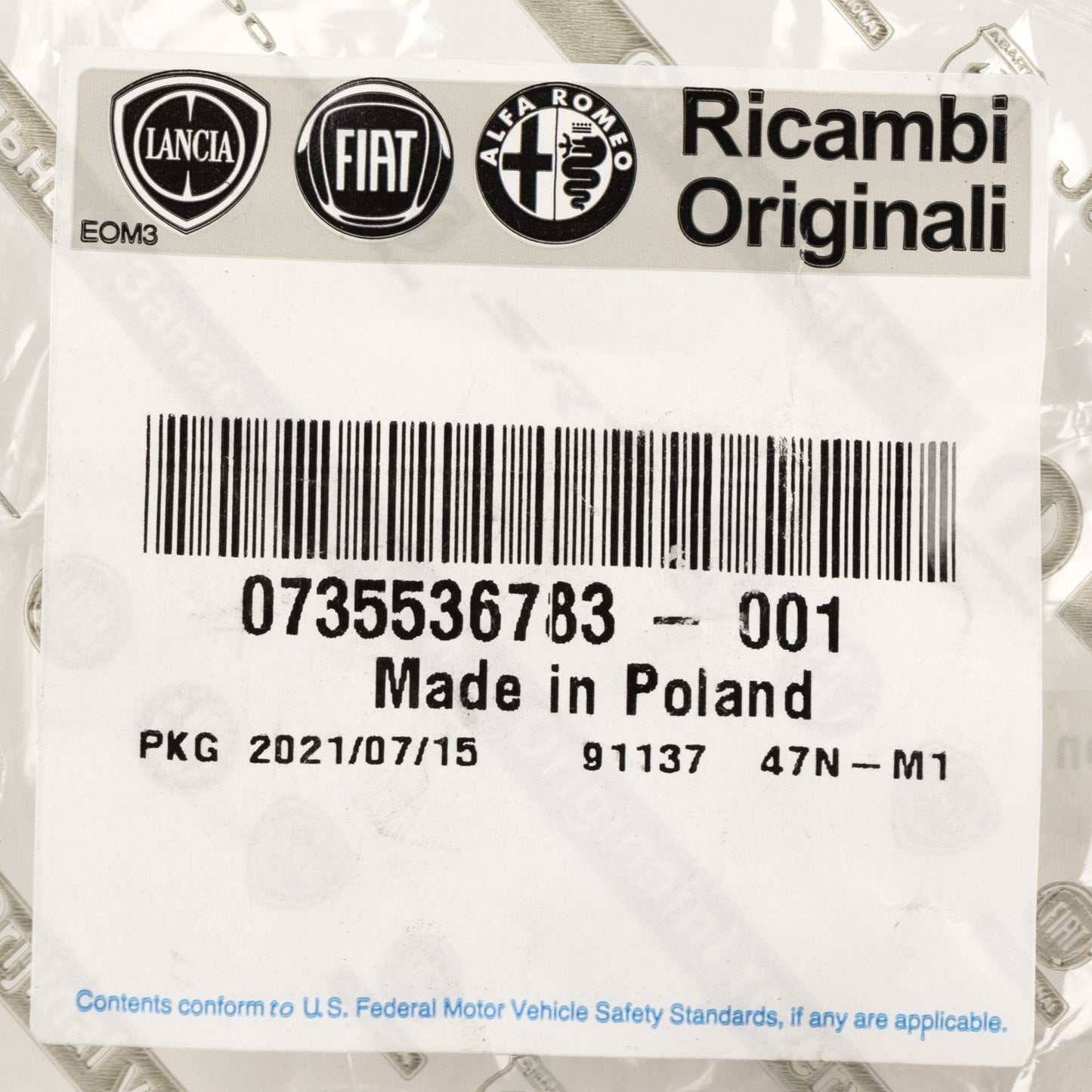 Klamka drzwi prawa przednia / tylna OE735536783