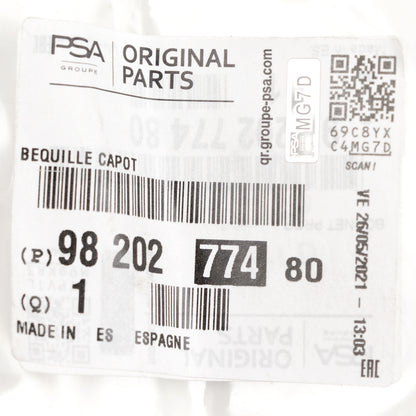 Podnośnik maski silnika PSA OE 9820277480