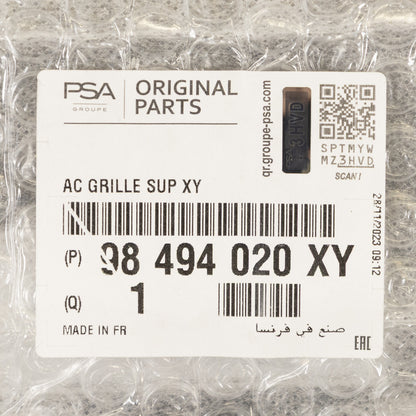 Atrapa chłodnicy Citroën Spacetourer 98494020XY zdjęcie 3