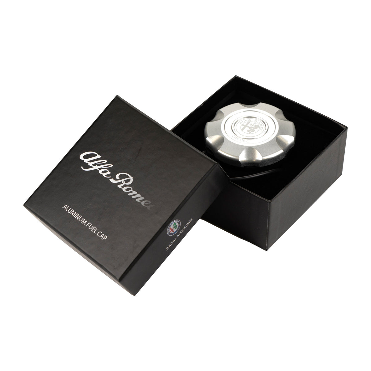 Aluminiowy korek wlewu paliwa Alfa Romeo Stelvio, silnik Diesla 50549326