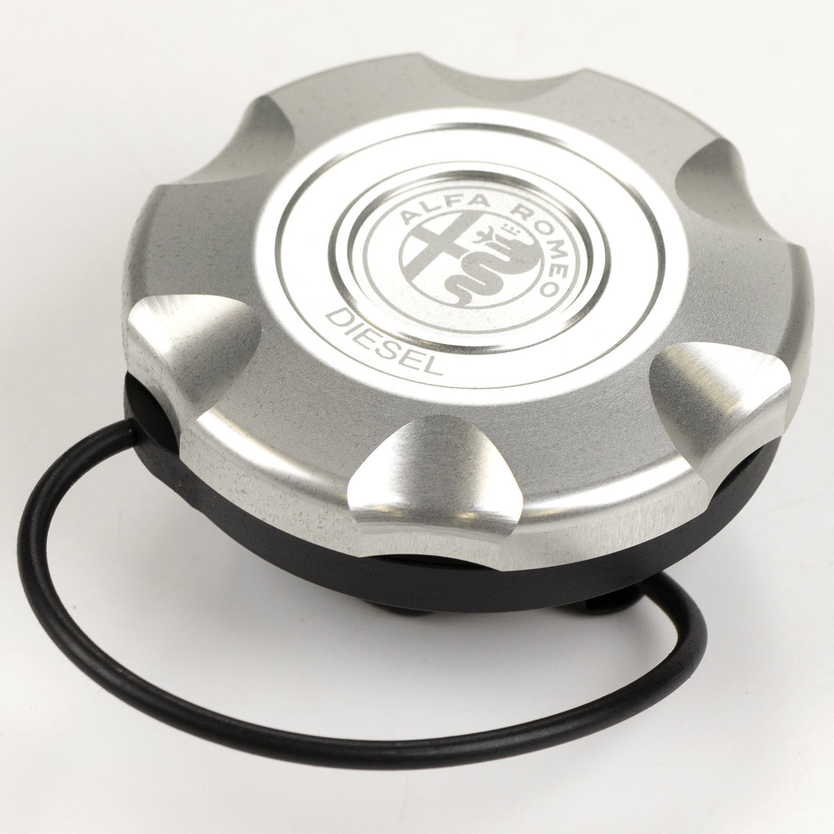 Aluminiowy korek wlewu paliwa Alfa Romeo Stelvio, silnik Diesla 50549326
