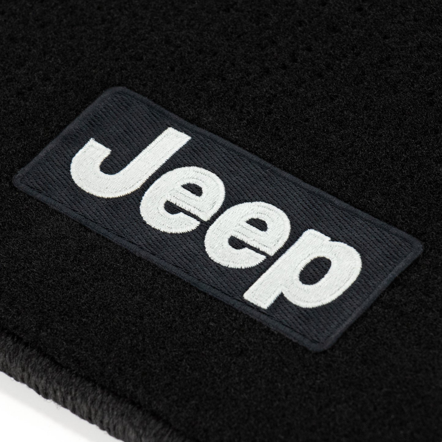 Zestaw 4 czarnego dywaników z logo Jeep Oryginalny
