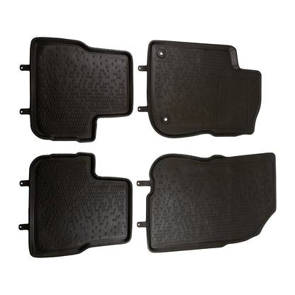 Zestaw 4 mat podłogowych PSA OE 1606632280 Gumowe Czarne