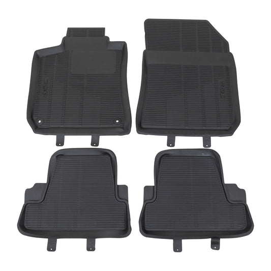 Zestaw 4 mat podłogowych PSA OE 1609853080 Gumowe Czarne
