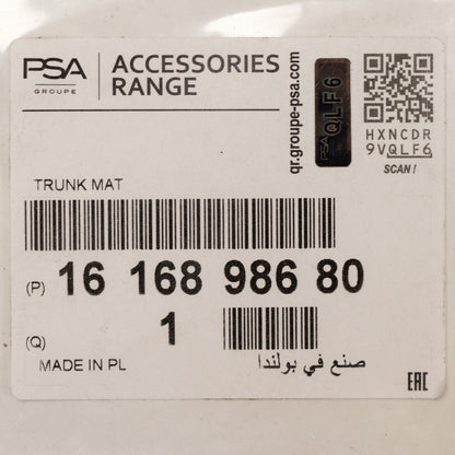 Wkładka do bagażnika PSA OE 1616898680