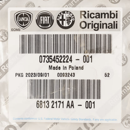 Pokrętło panelu regulacji ogrzewania Fiat 500 735452224
