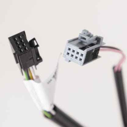 Lusterko zewnętrzne lewe z elektryczną regulacją Czujnik temperatury 16 W Krótki ramień lusterka
