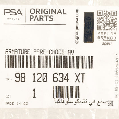 Zderzak przedni górny PSA OE98120634XT