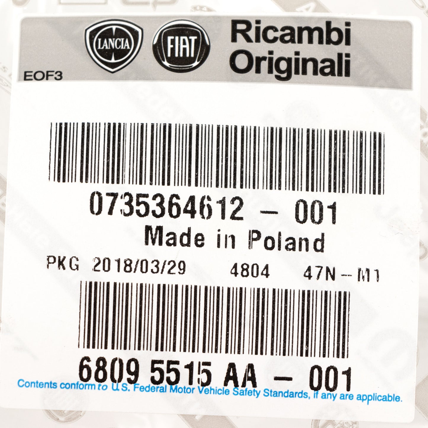 Listwa ozdobna Listwa ochronna z przodu po lewej stronie Oryginalna