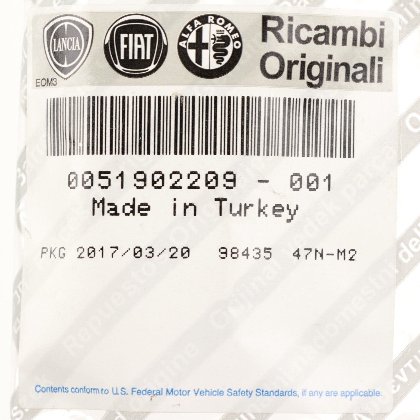 Uchwyt przedniego lewego zderzaka, oryginalny