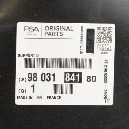 Uchwyt zderzaka przedni prawy PSA OE 9803184180