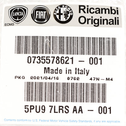 Emblemat na kratkę chłodnicy Fiat od roku produkcji 08/2007 Oryginalny