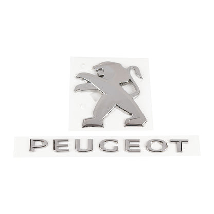 Emblemat na tylnej klapie Peugeot Logo