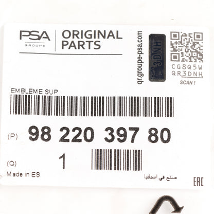 Emblemat PSA OE 9822039780