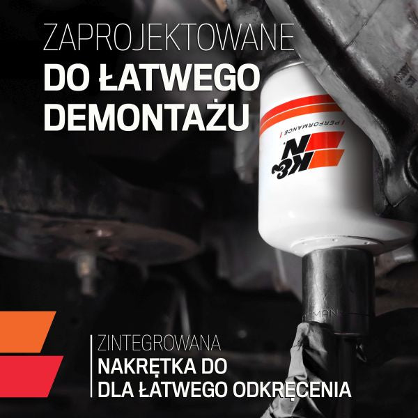 Filtr oleju sportowy K&N HP-1017 Giulia/Stelvio 2.0T